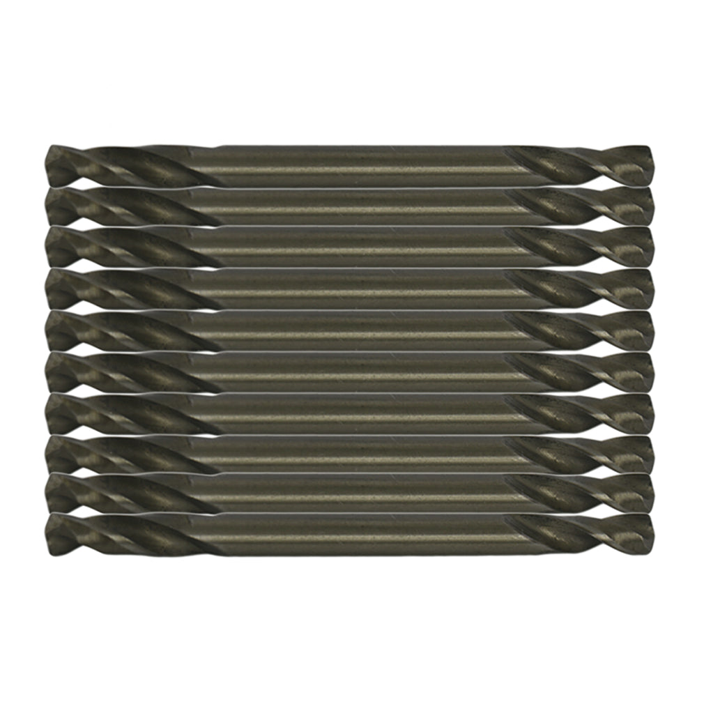 10PCS/Set Practical M35 Cobalt Twist Drill Bits 1/8" Double Ended Cobalt Drill Bits