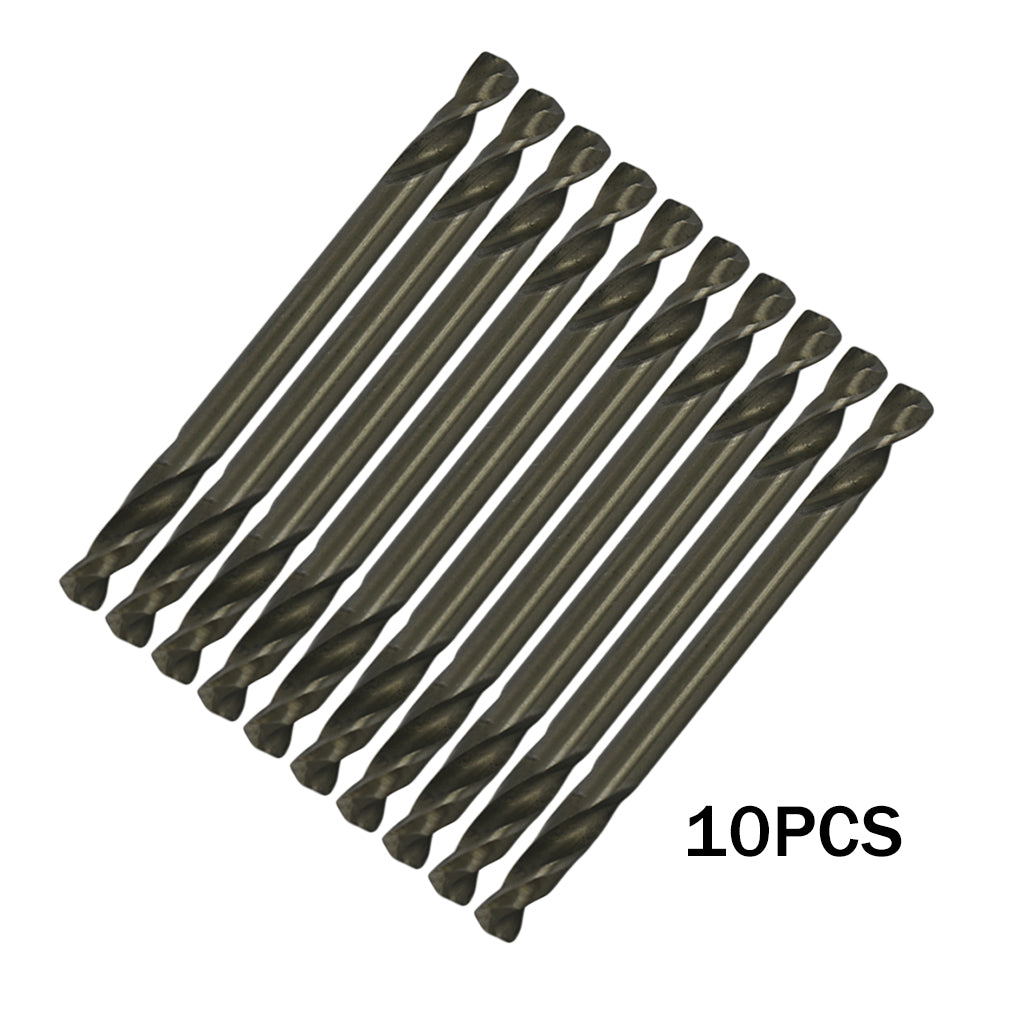 10PCS/Set Practical M35 Cobalt Twist Drill Bits 1/8" Double Ended Cobalt Drill Bits