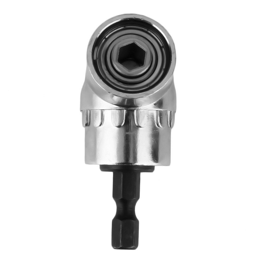 105° Angle 1/4" Extension Hex Drill Bit Screwdriver Socket Holder Adaptor
