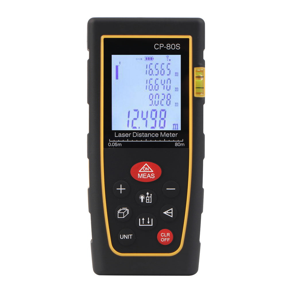 CP-80S 80M Handheld Digital Laser Distance Meter Range Finder Measure Diastimeter