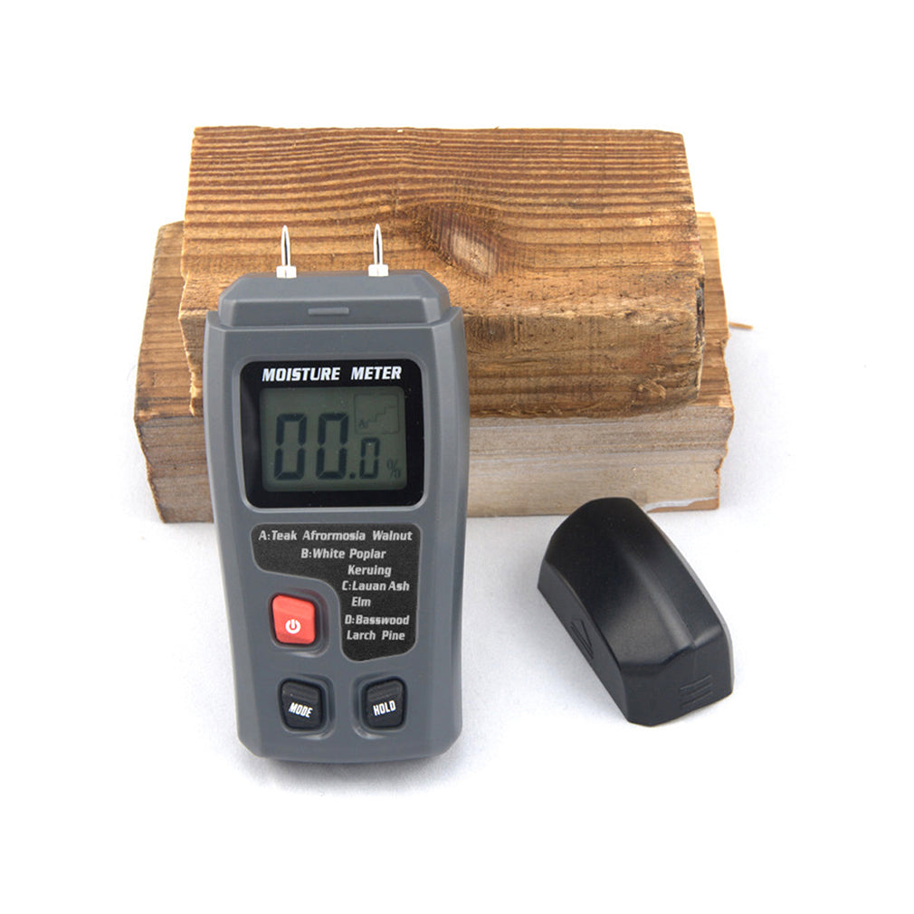 BSIDE EMT01 LCD 0-99.9% 2Pins Wood Industry Digital Moisture Meter Timber Humidity Tester