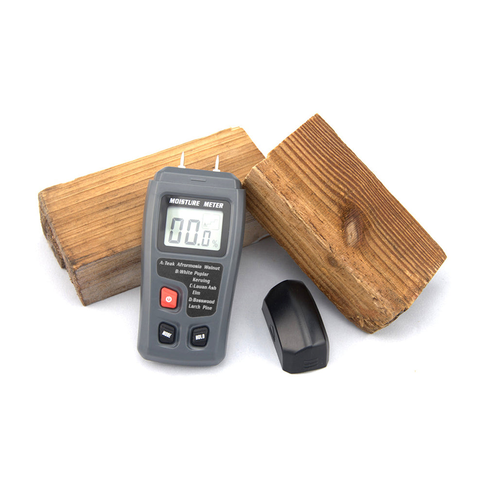 BSIDE EMT01 LCD 0-99.9% 2Pins Wood Industry Digital Moisture Meter Timber Humidity Tester