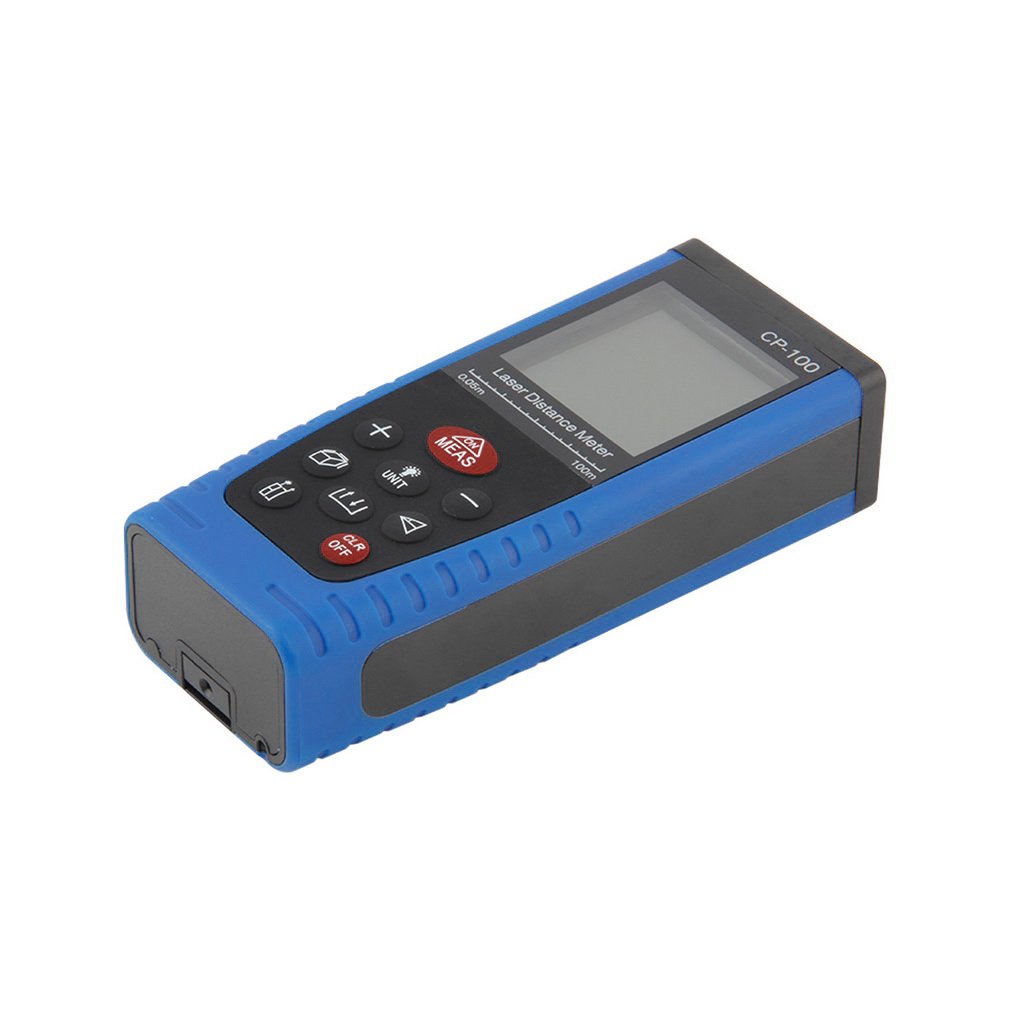 100m(328ft) Digital Laser Distance Meter Measure Range Finder Area Volume