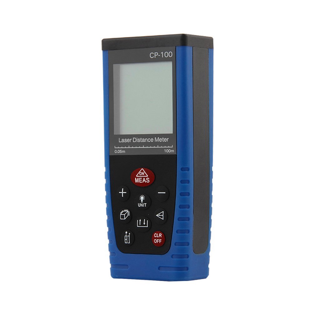 100m(328ft) Digital Laser Distance Meter Measure Range Finder Area Volume