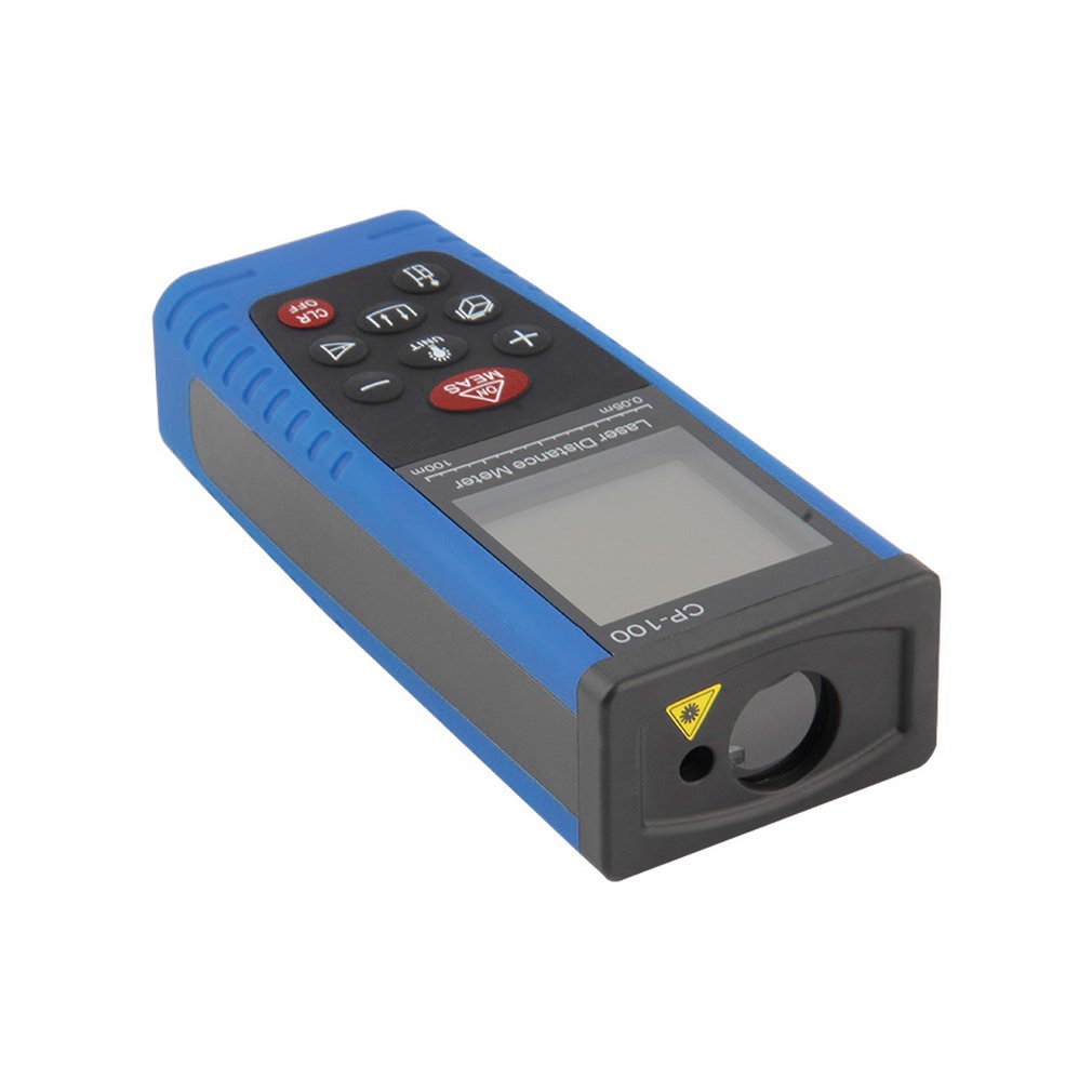 100m(328ft) Digital Laser Distance Meter Measure Range Finder Area Volume
