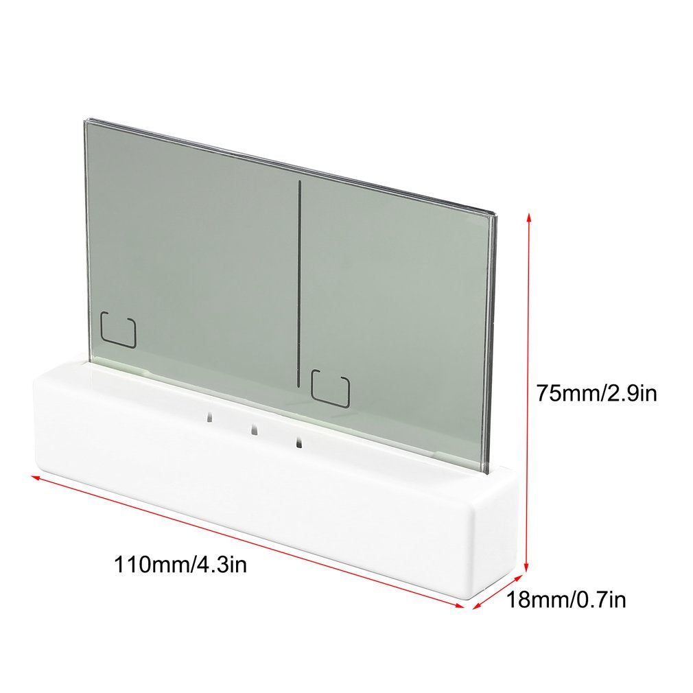 Digital Transparent Display Thermometer Hydrometer Indoor Outdoor Station