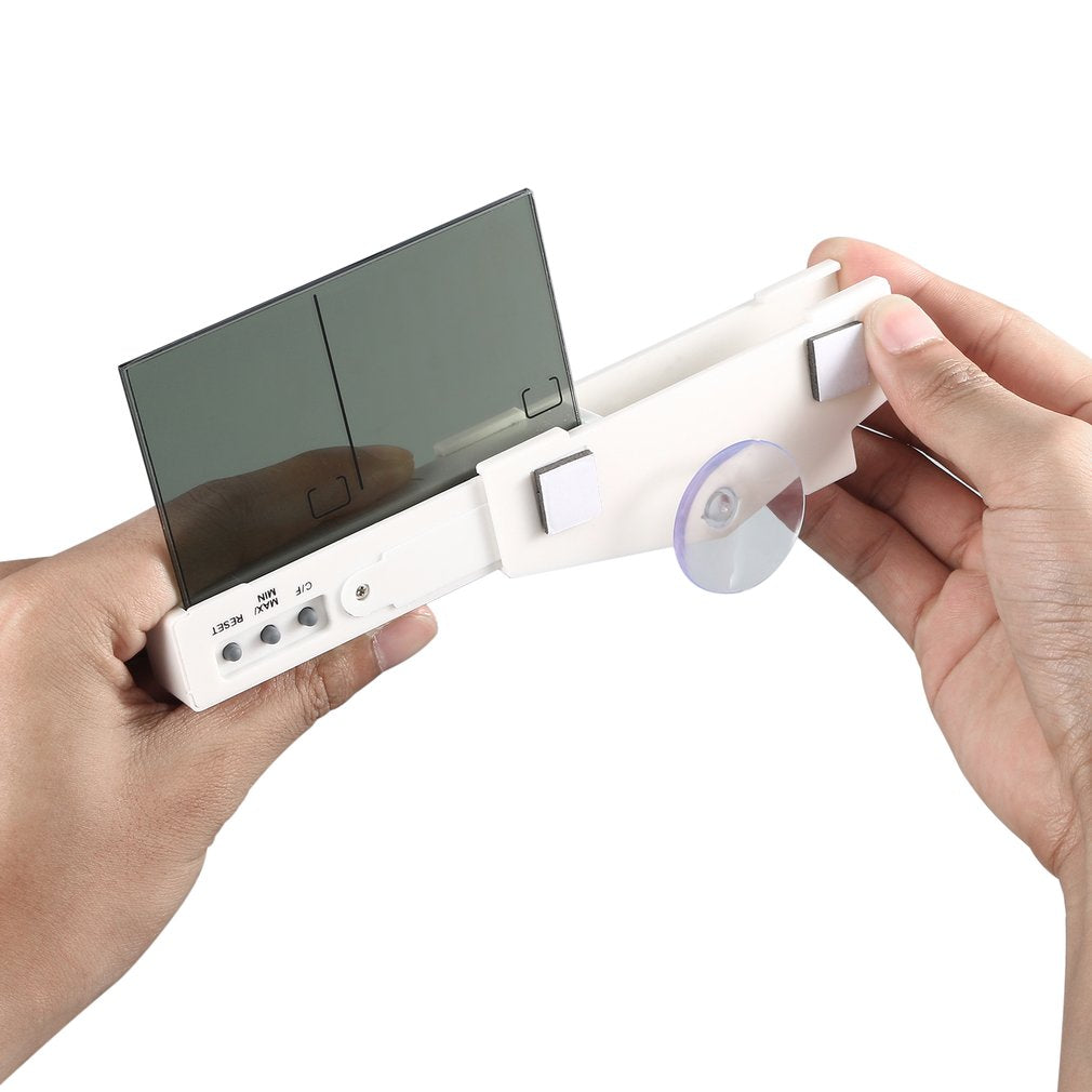 Digital Transparent Display Thermometer Hydrometer Indoor Outdoor Station