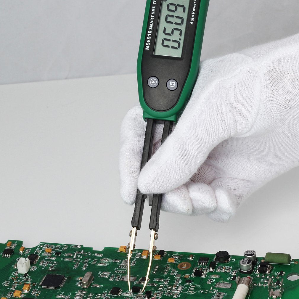 Smart SMD RC Resistance Capacitance Diode Meter Tester Auto Scan Tweezers