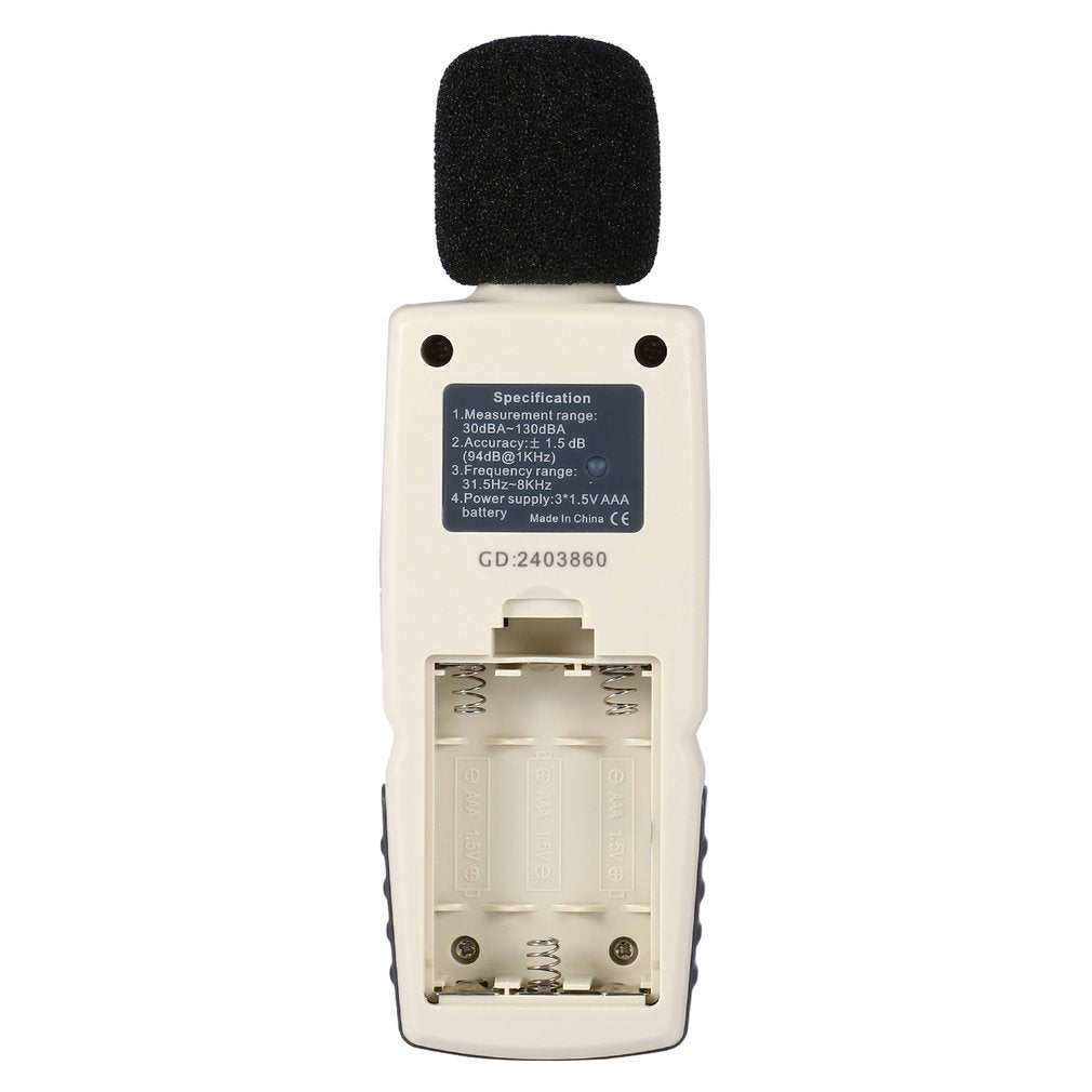 GM1352 Test Technologies LCD Digital Sound Noise Level Describe Meter 30-130dBA