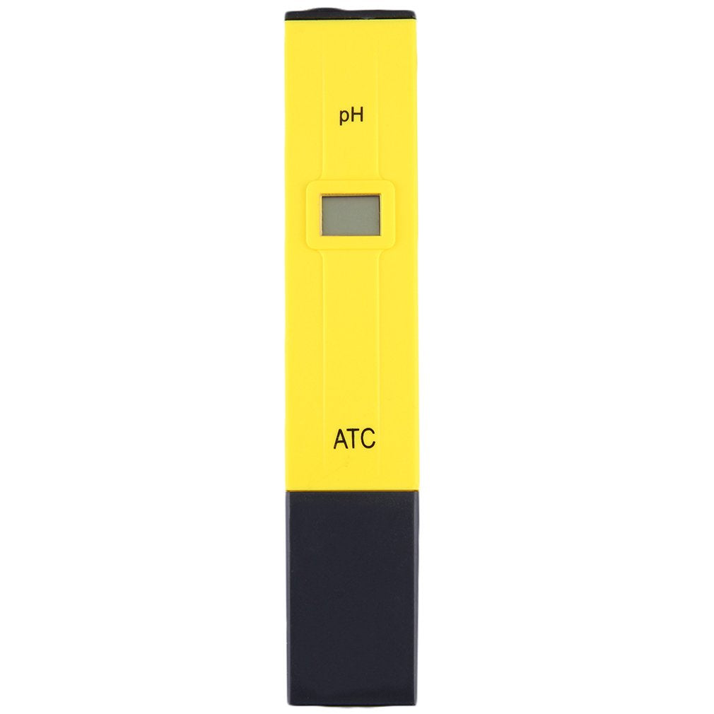 Digital PH Meter Tester Pen Pocket Measure LCD SPA Aquarium Water Advanced - Yellow