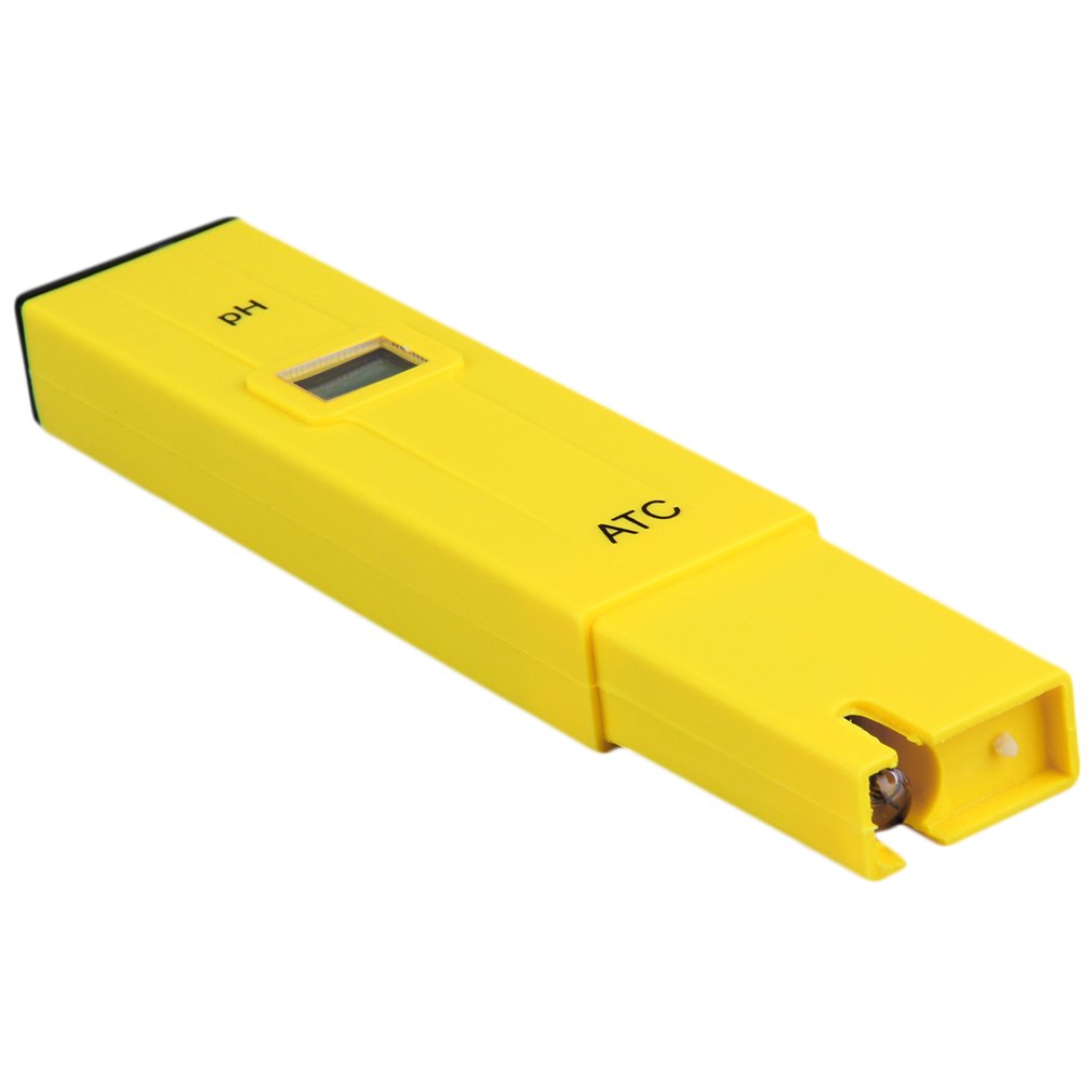Digital PH Meter Tester Pen Pocket Measure LCD SPA Aquarium Water Advanced - Yellow