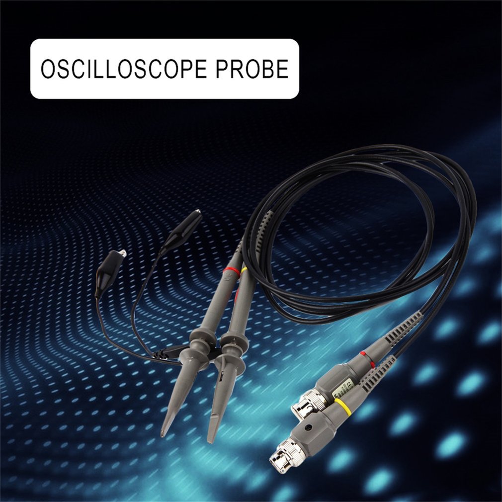 Two P6100 DC 100MHZ Oscilloscope Scope Clip Probe 100MHz for Tektronix HP