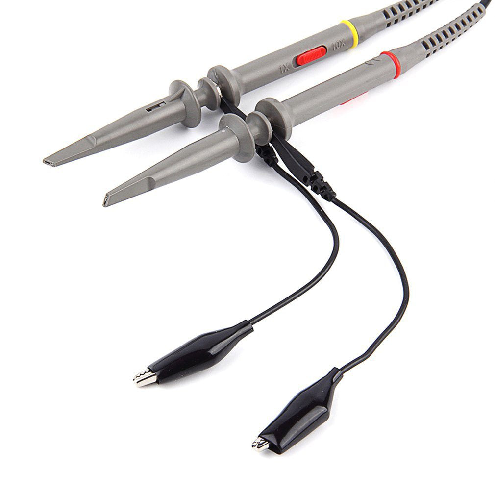 Two P6100 DC 100MHZ Oscilloscope Scope Clip Probe 100MHz for Tektronix HP
