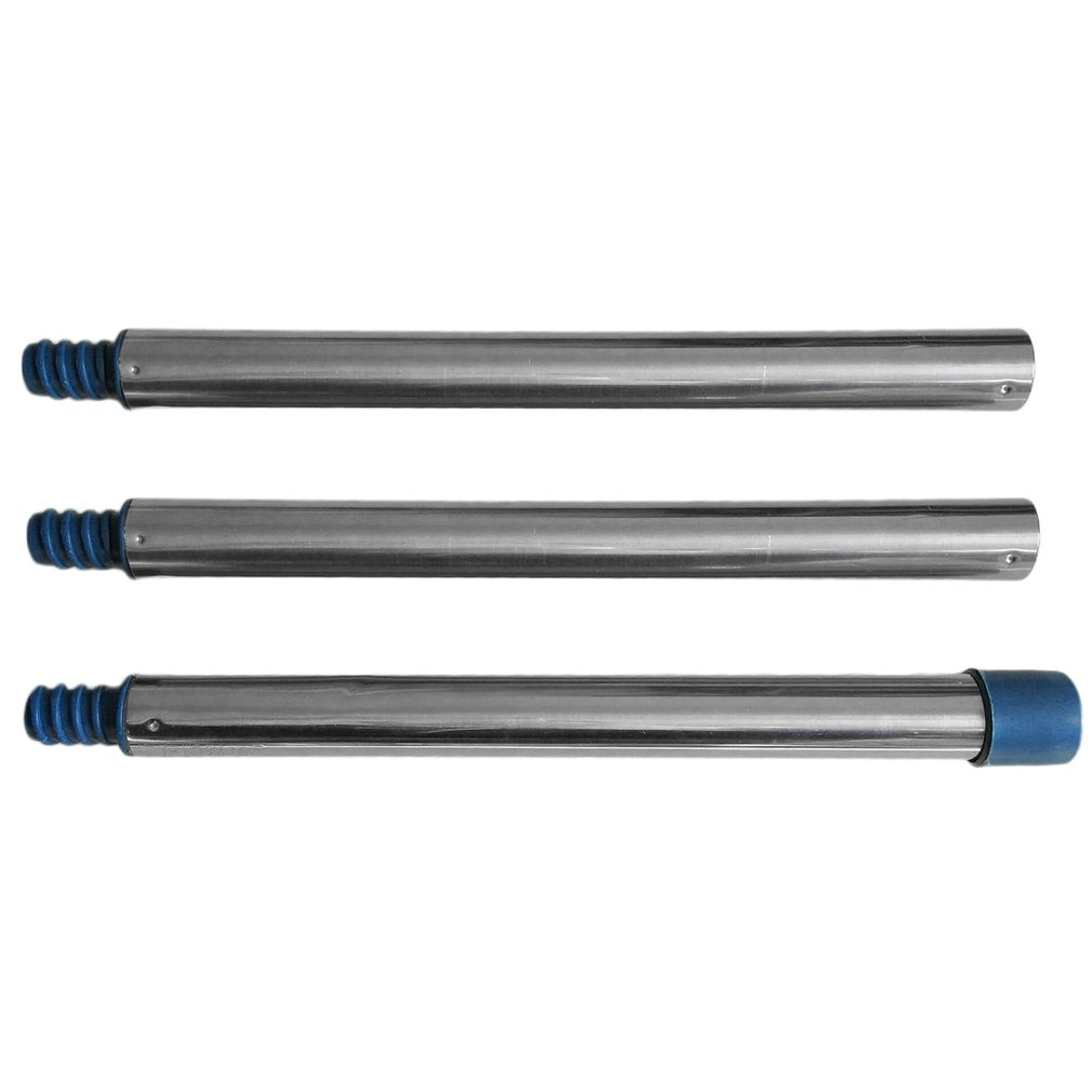 3 Sections Aluminium Tubes for Paint Roller Wall Painting Brush Extended Tube