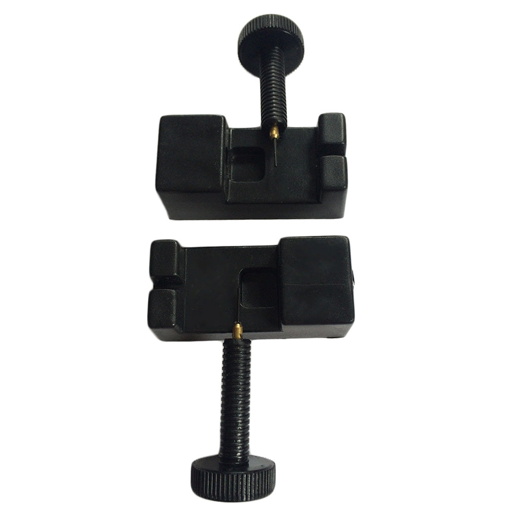 Professional Watch Band Link Pin Adjustable Metal Remover Repair Tool with 2 Pins - Black