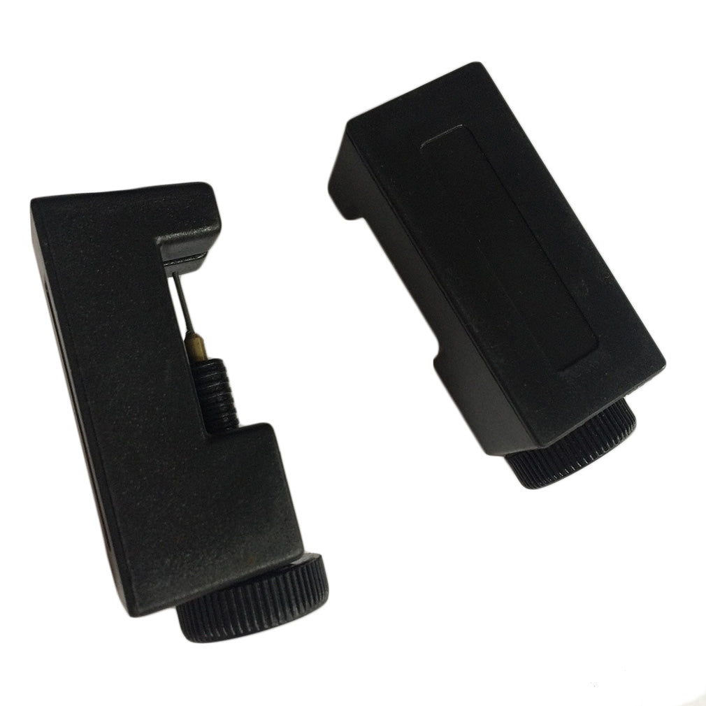 Professional Watch Band Link Pin Adjustable Metal Remover Repair Tool with 2 Pins - Black