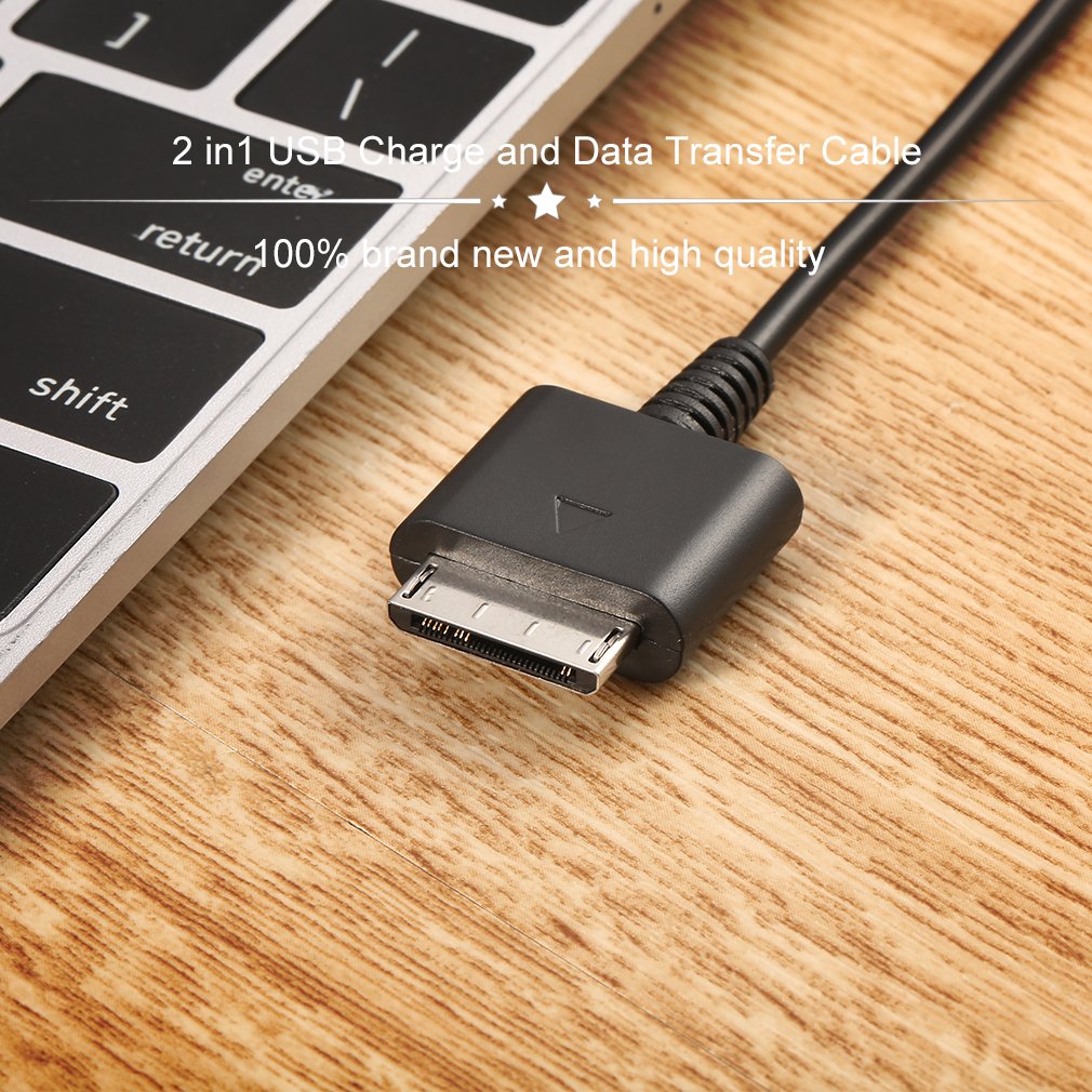 2 in 1 USB Data Sync Charge Cable Data Transfer Charging Cord for PSP GO