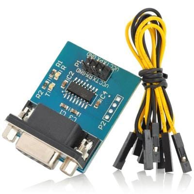 RS232 Serial Port To TTL Converter Module W / Transmitting and Receiving Indicator