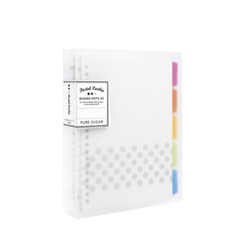 Loose-leaf Notebook Rainbow Cookie Daily Plan Personal Diary Notebook, Size:A4 (Transparent)