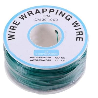 Wrapping Wire Wrap Black 300 Meters AWG30 Cable (Green)
