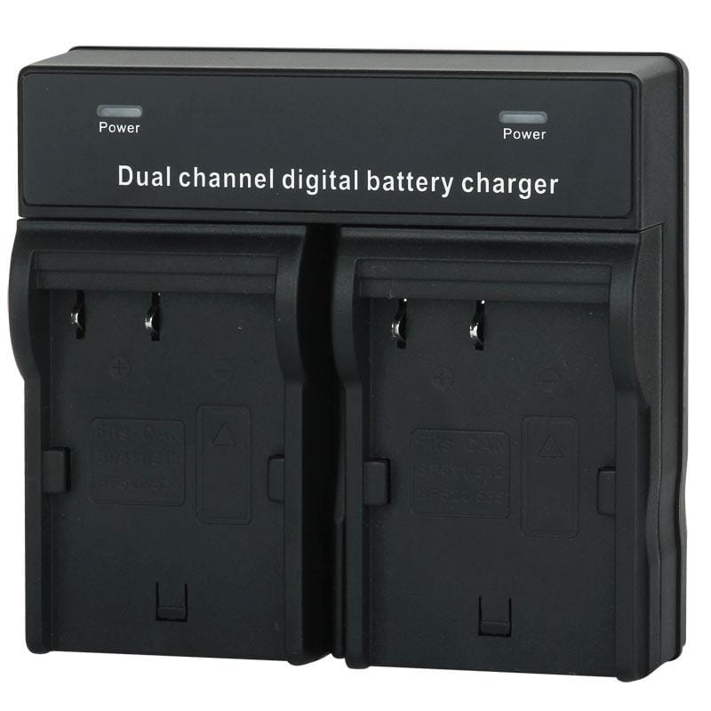 8.4V Dual Channel Digital Battery Charger for Canon BP511 / BP512 / BP522 / BP535