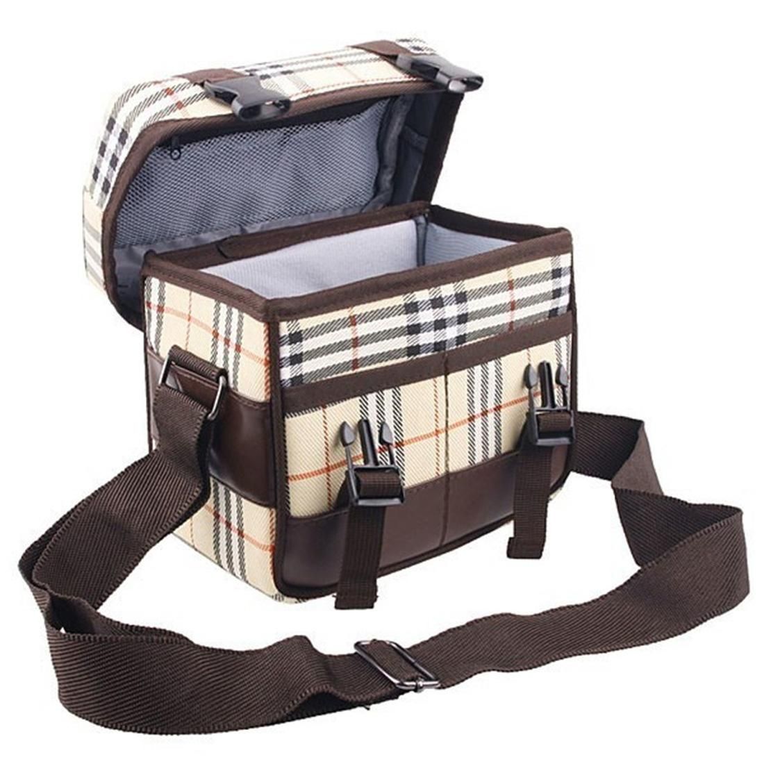 Digital Camera Shoulder Bag Canvas Carry Case for Nikon / Canon / Sony / SLR DSLR Lens