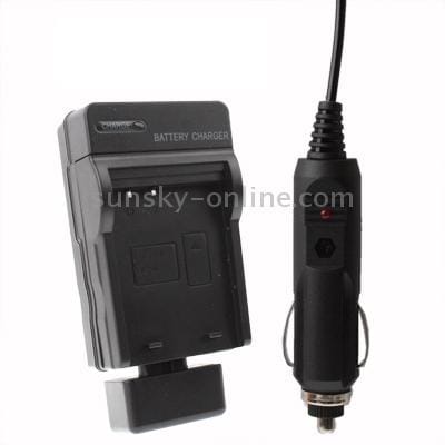 Digital Camera Battery Car Charger for OLYMPUS BLN1 (Black)