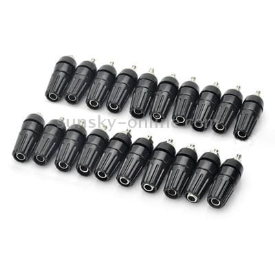 DIY Binding Post Terminals, Black (Black)