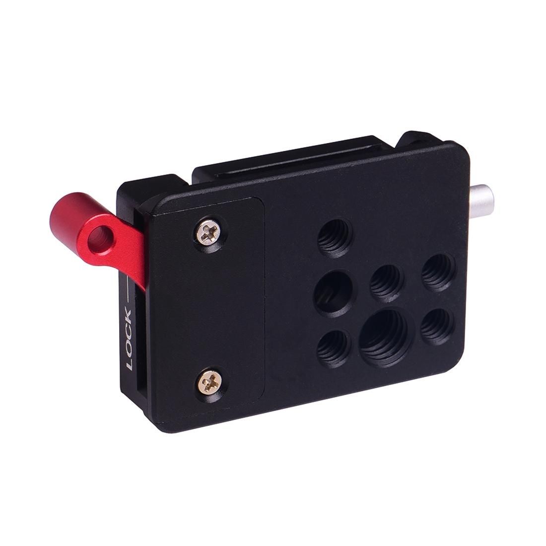 WARAXE 1633 Lock Knob Arca-Swiss Standard Quick Release Plate Clamp (Black)