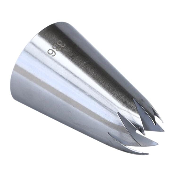 5 PCS Large Size Icing Piping Shape Nozzle Cake Cream Decoration Head Bakery Pastry Tips Stainless Steel Decorating Tool Bakeware