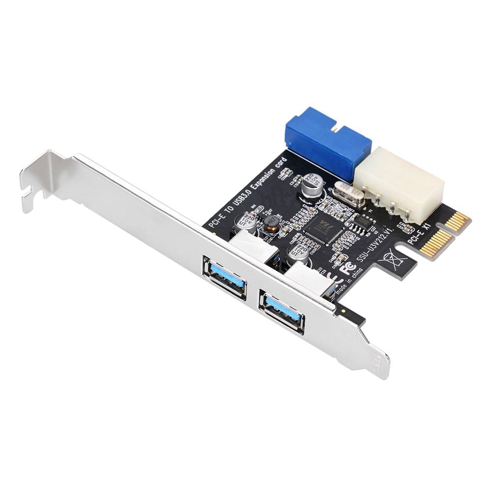 SuperSpeed 2-Port USB 3.0 PCI-E PCI Express 19-pin USB3.0