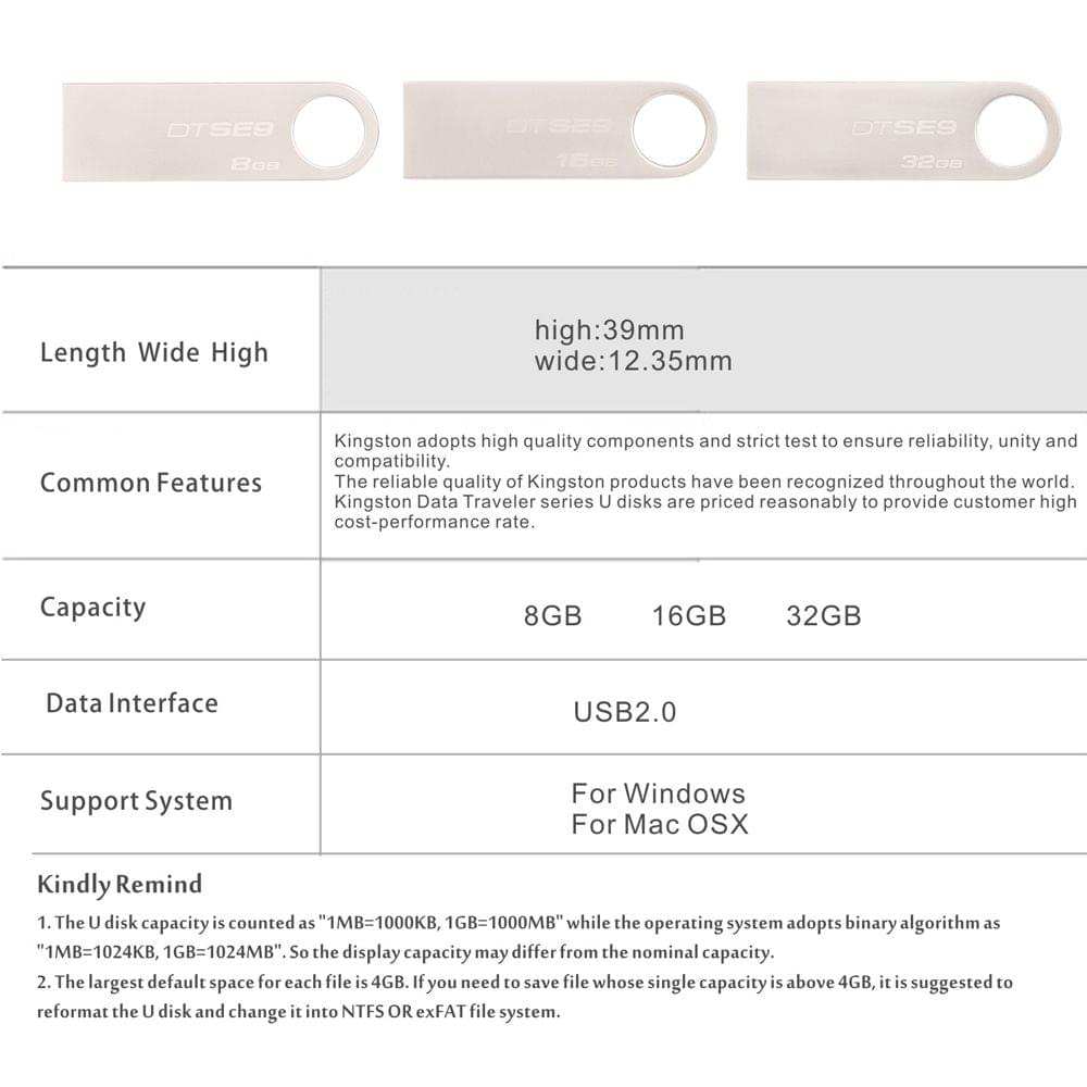 Genuine Original Kingston 10 MB / s High Speed Data Transfer - 32GB