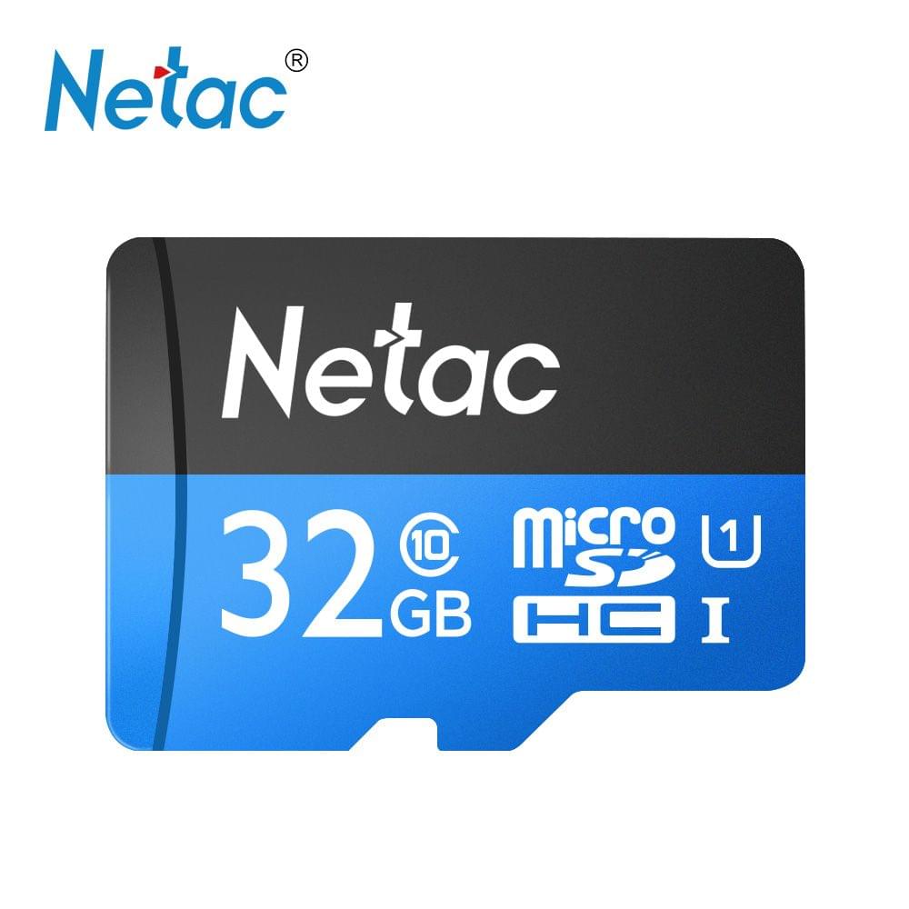 Netac P500 Class 10 32G Micro SDHC TF Flash Memory Card Data - 32GB