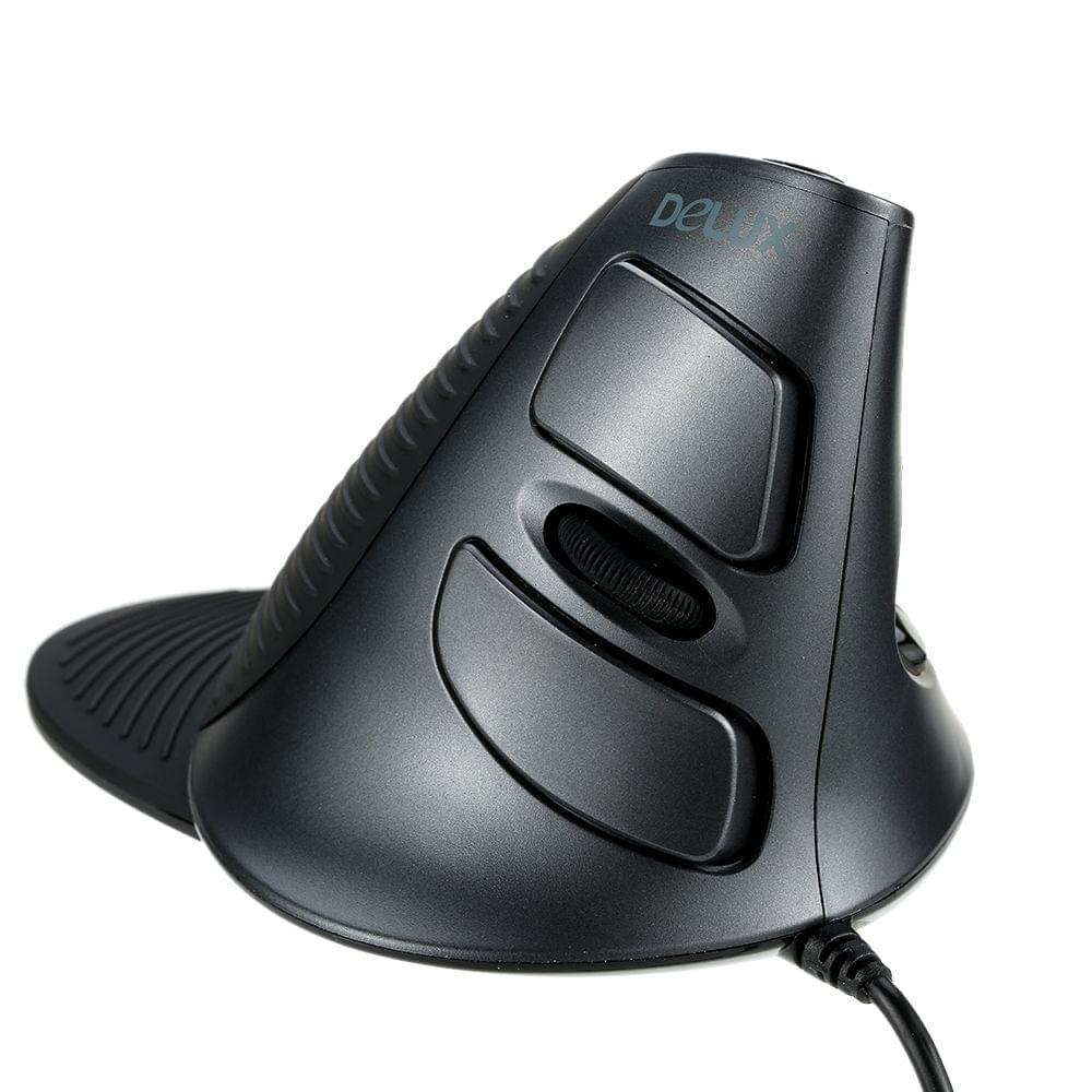 Delux USB Wired Ergonomic Vertical Optical Mouse Computer