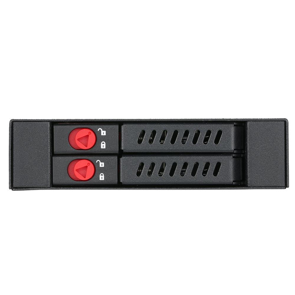 OImaster Full Metal 2 Bays Mobile Rack with Key Lock LED