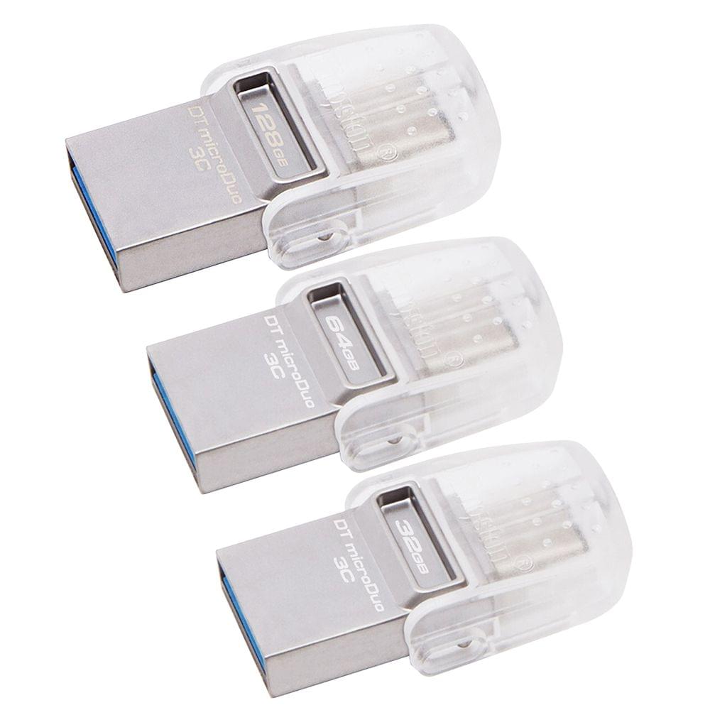 Kingston DataTraveler microDuo 3C 64GB USB3.1 Type-C OTG - 64GB