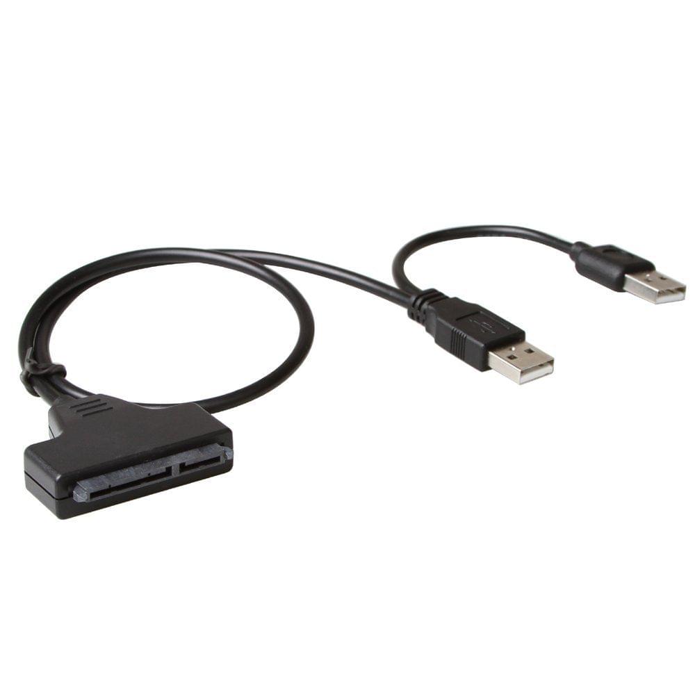 USB2.0 to SATA 22Pin Cable Adapter for 2.5" SATA HDD Hard