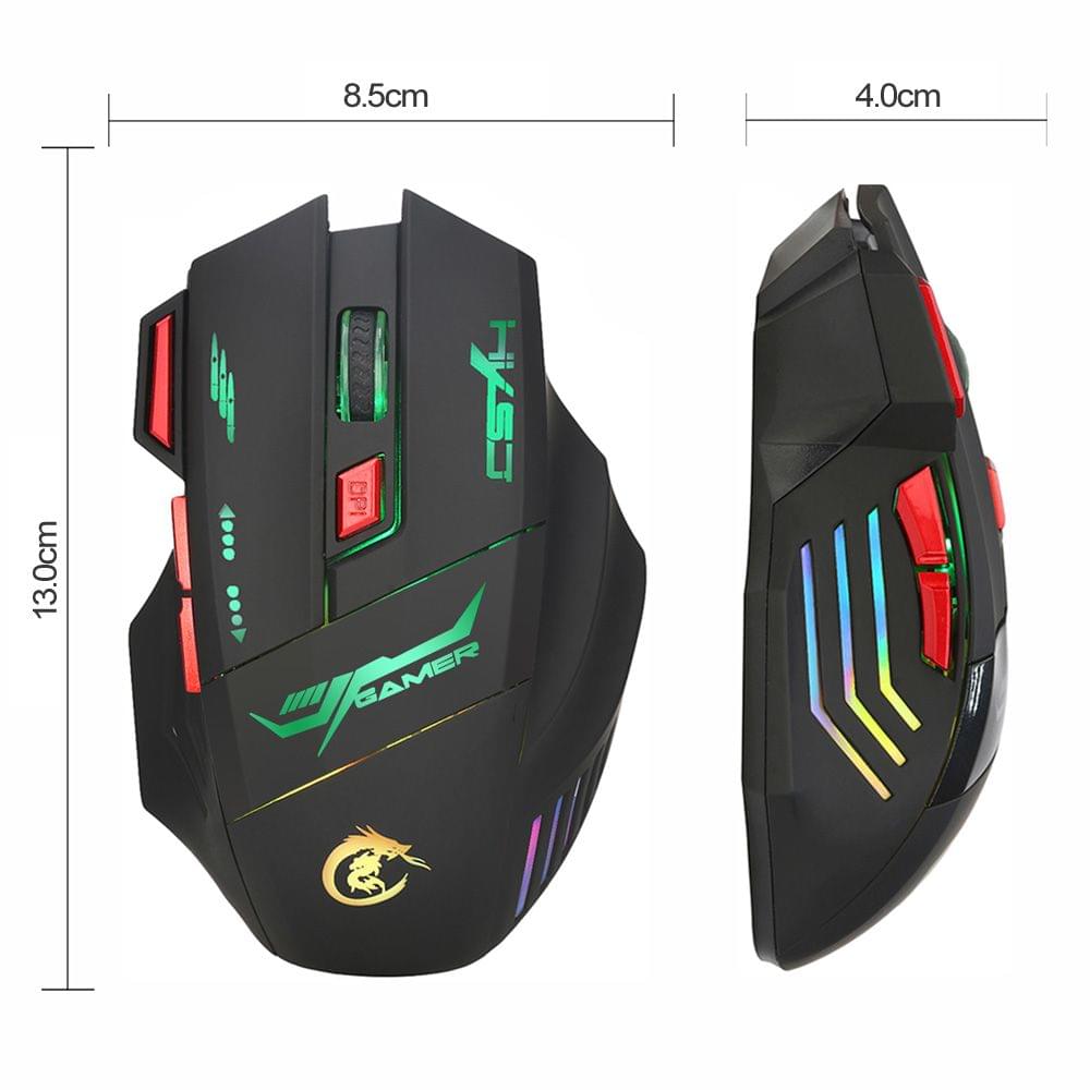 HXSJ H100 Gaming Mouse USB Wired Optical Game Mouse 5500 DPI