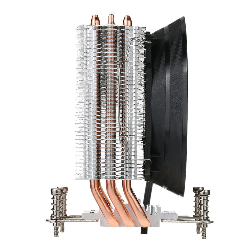 Soplay CPU Cooler 3 Heatpipes 4pin 12cm PWM Fan PC Computer