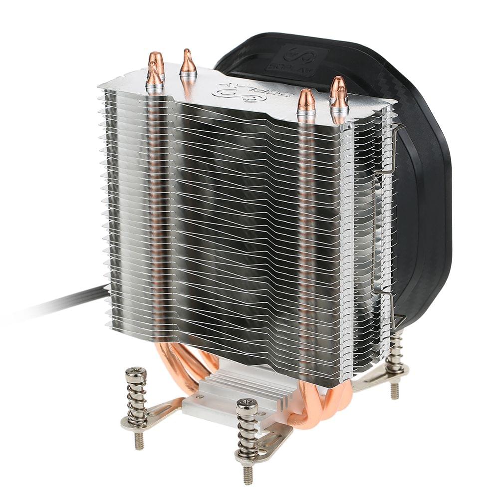 Soplay CPU Cooler 3 Heatpipes 4pin 12cm PWM Fan PC Computer