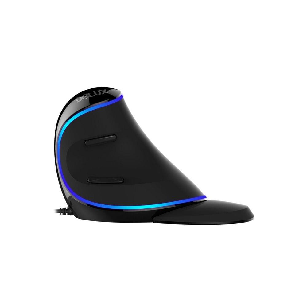 Delux M618 Plus Blue Light Wired Optical Mouse 600/1000/1600