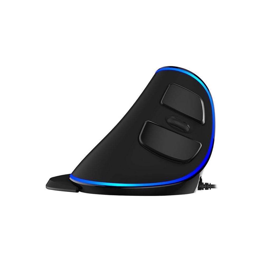 Delux M618 Plus Blue Light Wired Optical Mouse 600/1000/1600