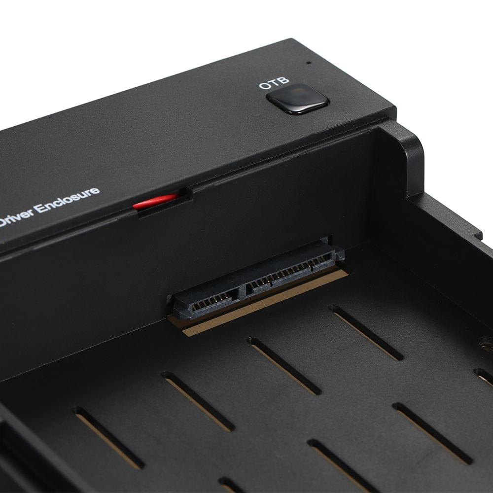 USB 3.0 2.5" 3.5" SATA HDD Enclosure Portable SSD HDD Case - AU Plug