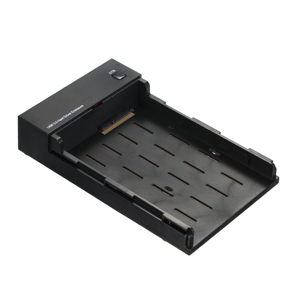 USB 3.0 2.5" 3.5" SATA HDD Enclosure Portable SSD HDD Case - AU Plug
