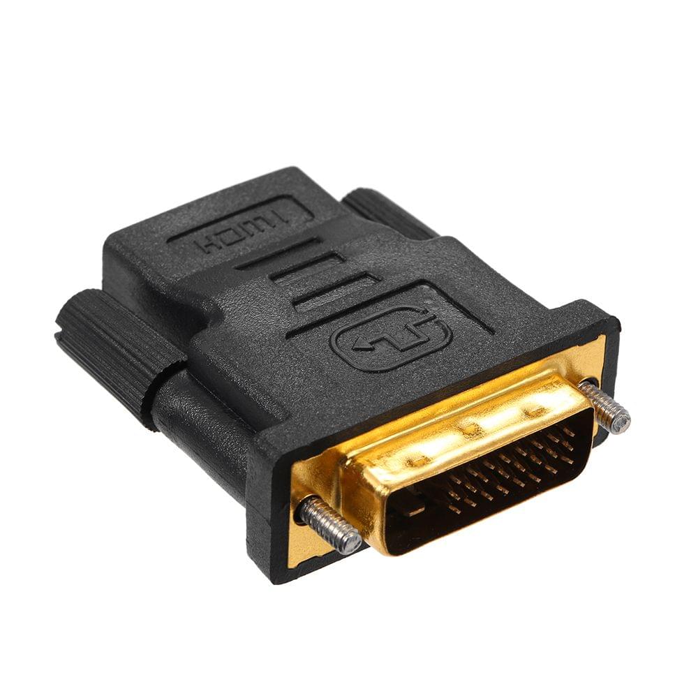 DVI-D to HD Adapter 1080P Gold Plated DVI DVI-D 24+1 Pin