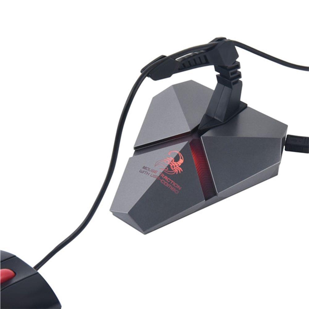High Speed 3-Port USB 2.0 Data Gaming HUB with Mouse Bungee