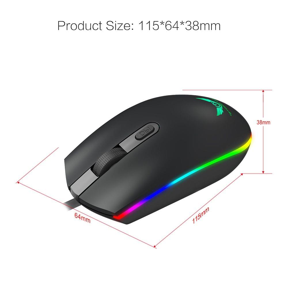 S900 Computer Gaming Mouse 1600DPI 4 Buttons RGB