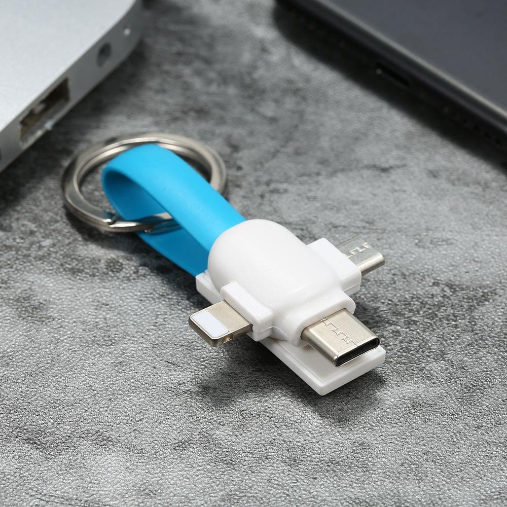 3 in 1 Key Chain Charging Cable Sync Magnetic Data Cable
