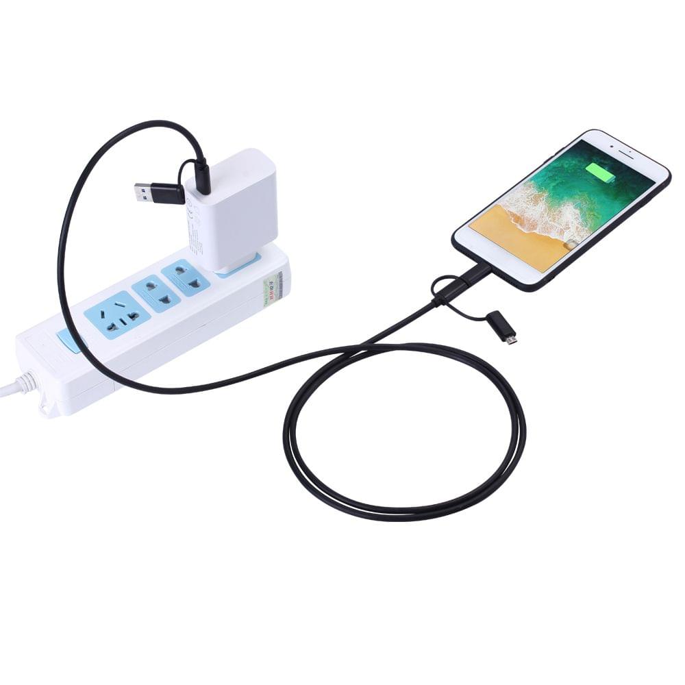 KKMOON Charger Cable 5 in 1 Multiple USB Port USB Cable with