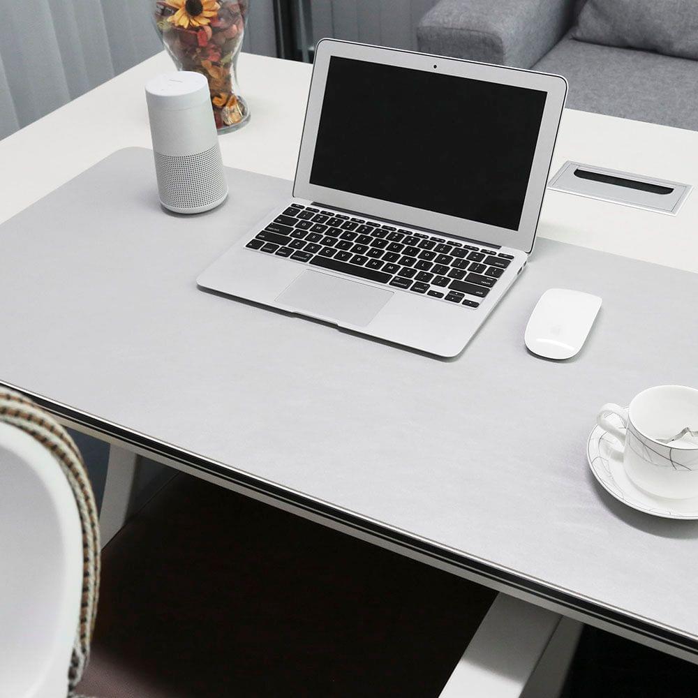 BUBM PU Leather Protector Pad Mouse Pad Desk Writing - M